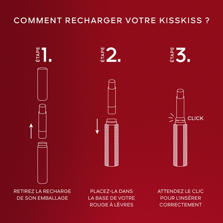 GUERLAIN KissKiss Refill Le Rouge à Lèvres Intense Au Miel - Recharge