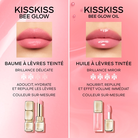 GUERLAIN Blooming Denim KissKiss Bee Glow Oil huile à lèvres au miel