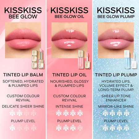 GUERLAIN KissKiss Bee Glow Plump Plumping Lip Gloss