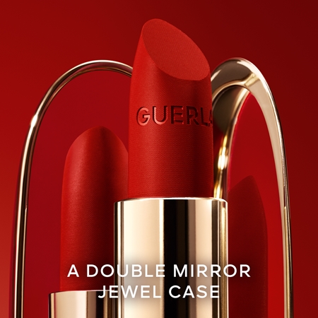 GUERLAIN L'Heure Bleue Double Mirror Jewel Case Lippenstift-Etui mit Spiegel