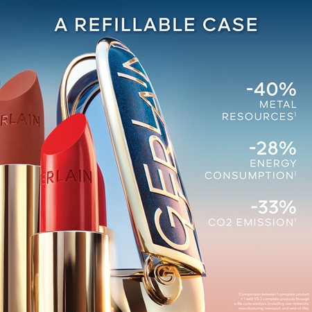 GUERLAIN L'Heure Bleue Double Mirror Jewel Case Lippenstift-Etui mit Spiegel