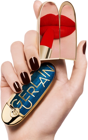 GUERLAIN L'Heure Bleue Double Mirror Jewel Case Lippenstift-Etui mit Spiegel