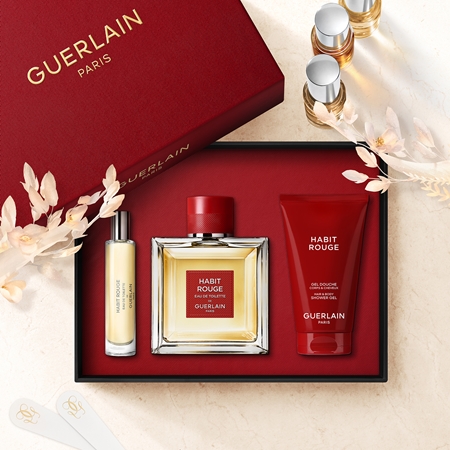 GUERLAIN Habit Rouge подарунковий набір лімітоване видання для