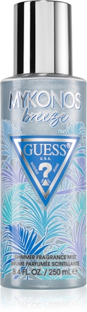 Guess Destination Mykonos Breeze Spray corporal perfumado com glitter para mulheres