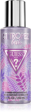 Guess Destination St. Tropez Lush scented body spray with glitter for women