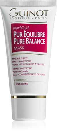 Guinot Pure Balance čisticí maska pro redukci kožního mazu a minimalizaci pórů