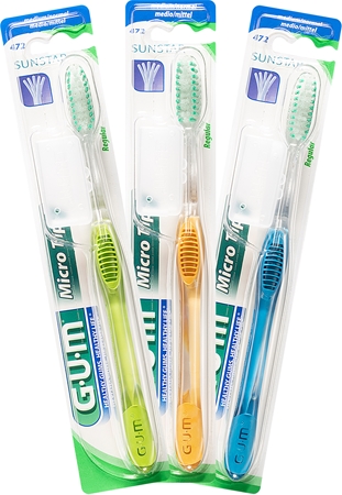 G.U.M Micro Tip Regular οδοντόβουρτσα μέτριο