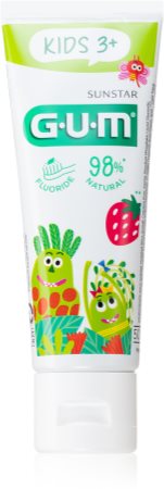 G.U.M Kids οδοντικό τζελ για τα παιδιά με γεύση φράουλας