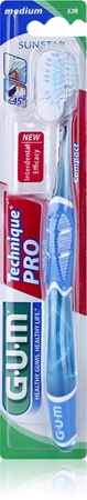 G.U.M Technique PRO Compact spazzolino da denti con cappuccio medium