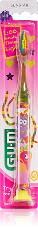 G.U.M Kids Toothbrush fogkefe öntapadó koronggal gyermekeknek
