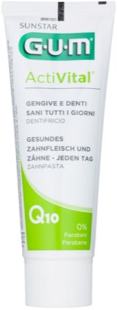G.U.M Activital Q10 Zahnpasta zum vollständigen Schutz der Zähne und einen frischen Atem