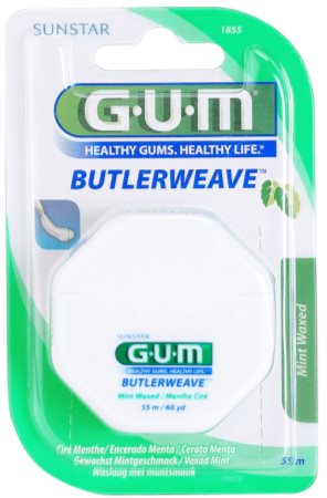 G.U.M Butlerweave Wax Flossdraad met Mint Smaak
