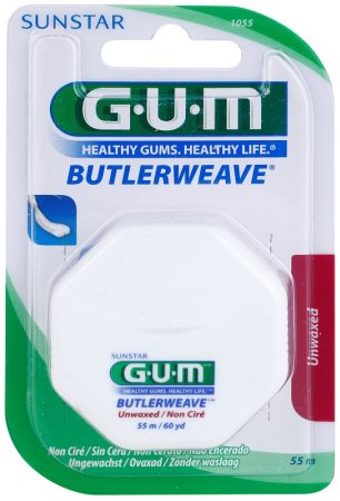 G.U.M Butlerweave невощена зубна нитка