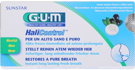 G.U.M HaliControl pastilles pour une haleine fraîche