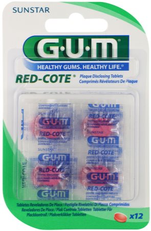G.U.M Red-Cote tablete za indikacijo zobnih oblog