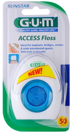 G.U.M Access Floss fil dentaire pour appareils dentaires et implants