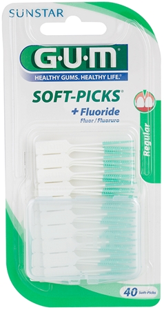 G.U.M Soft-Picks +Fluoride зубочистки постійний