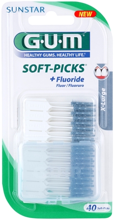 G.U.M Soft-Picks +Fluoride scobitoare x-large