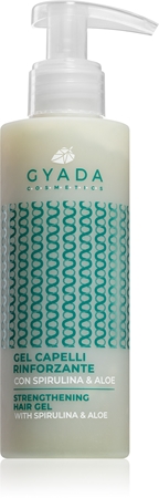 Gyada Cosmetics Spirulina kiinteyttävä hiusgeeli ravitseva vaikutus