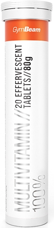 GymBeam Multivitamin 100% tabletki musujące na wsparcie układu odpornościowego