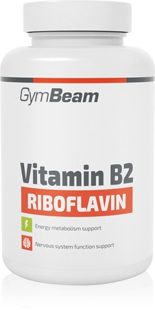 GymBeam Vitamin B2 (Riboflavin) kapsułki na wsparcie czynności układu nerwowego