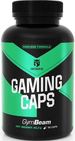 GymBeam Entropiq Gaming Caps podpora koncentrace a duševního výkonu