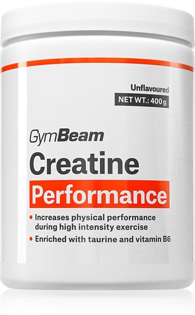 GymBeam Creatine Performance polvere per migliorare le prestazioni sportive