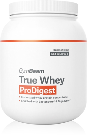 GymBeam True Whey ProDigest Molkenprotein mit Verdauungsenzymen
