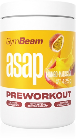 GymBeam ASAP Pre-Workout διαλυτό ρόφημα για την ενίσχυση των αθλητικών επιδόσεων
