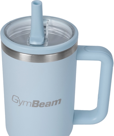 GymBeam Thermo Tumbler stainless steel tumbler with straw
