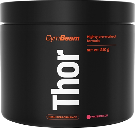 GymBeam Thor Pre-Workout zwiększenie wydolności fizycznej z kofeiną