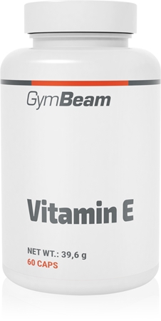 GymBeam Vitamin E kapsle pro podporu ochrany buněk před oxidativním stresem