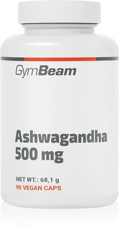 GymBeam Ashwagandha 500 mg kapsle pro podporu fyzického a duševního zdraví