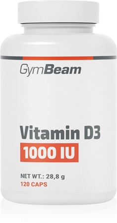 GymBeam Vitamin D3 1000 IU kapsle s vitamínem D