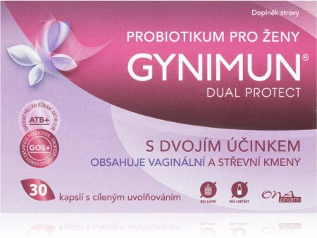 GYNIMUN Dual protect s dvojím účinkem kapsle s probiotiky