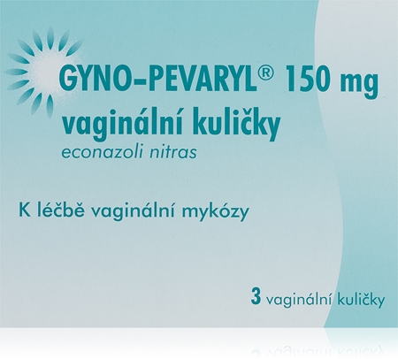 Gyno-Pevaryl Gyno-Pevaryl 150 mg vaginální globule k léčbě gynekologických zánětů způsobených mykotickou infekcí