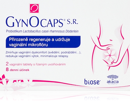 GynOcaps Vaginální probiotikum tablety pro podporu vaginálního prostředí