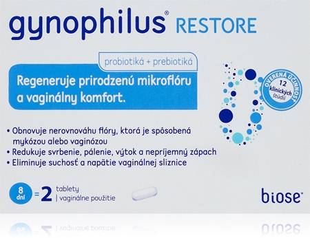 Gynophilus RESTORE vaginálne tablety