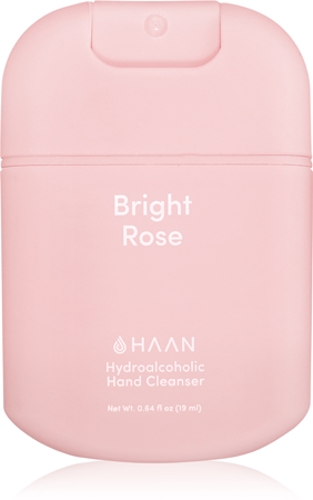 HAAN Hand Cleanser Bright Rose hand cleansing spray with antibacterial ingredients
