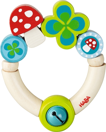 Haba Wooden Rattle Lucky Charm sonajero de madera