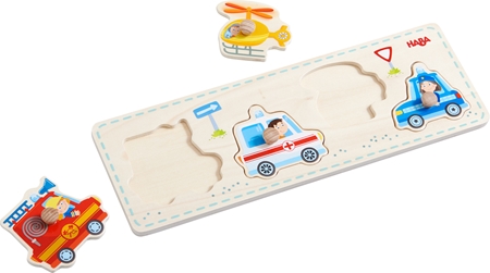 Haba Puzzle Means of Transport activity puzzle toy wooden