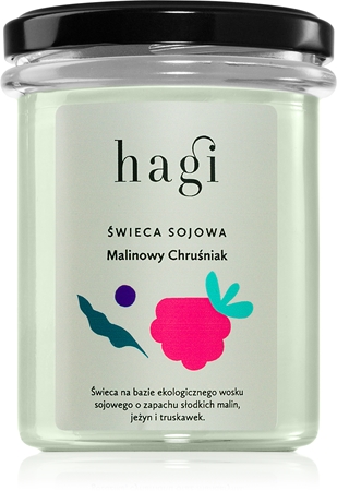 Hagi Raspberry Custard vonná svíčka