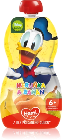Hami Disney Donald Meruňka a banán ovocný příkrm