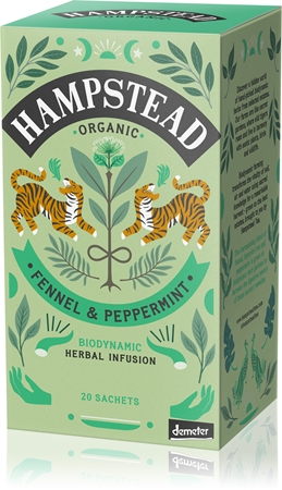 Hampstead Tea London Fennel & Peppermint BIO portionierter Tee