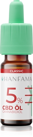 Hanfama CBD Classic 5% CBD picături ajuta la refacerea gingiilor iritate