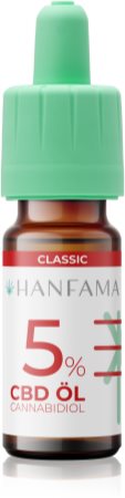 Hanfama CBD Classic 5% CBD σταγόνες υποστήριξη και ανανέωση ερεθισμένων ούλων