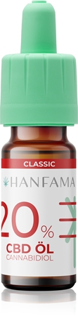 Hanfama CBD Classic 20% CBD gocce per stimolare la rigenerazione delle gengive infiammate