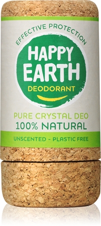 Happy Earth 100% Natural Deodorant Crystal Deo Unscented deodorant