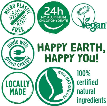 Happy Earth 100% Natural Deodorant Spray Cedar Lime deodorante
