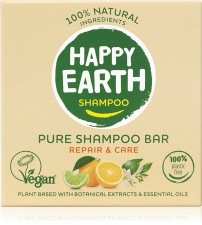 Happy Earth 100% Natural Shampoo Bar Dry & Damaged hair festes für trockenes und beschädigtes Haar